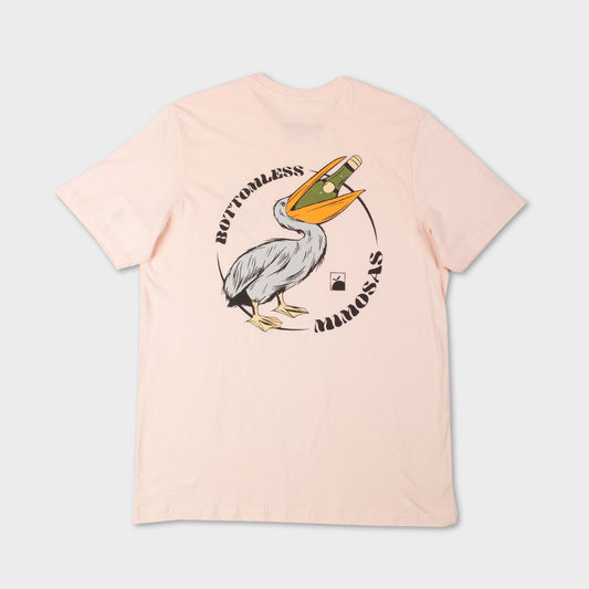 Flomotion Bottomless Mimosas Tee - Light Pink