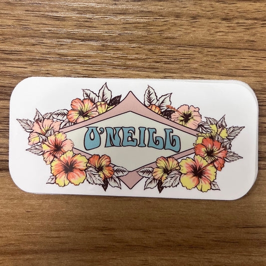 O'Neill Hibiscus Frame Sticker