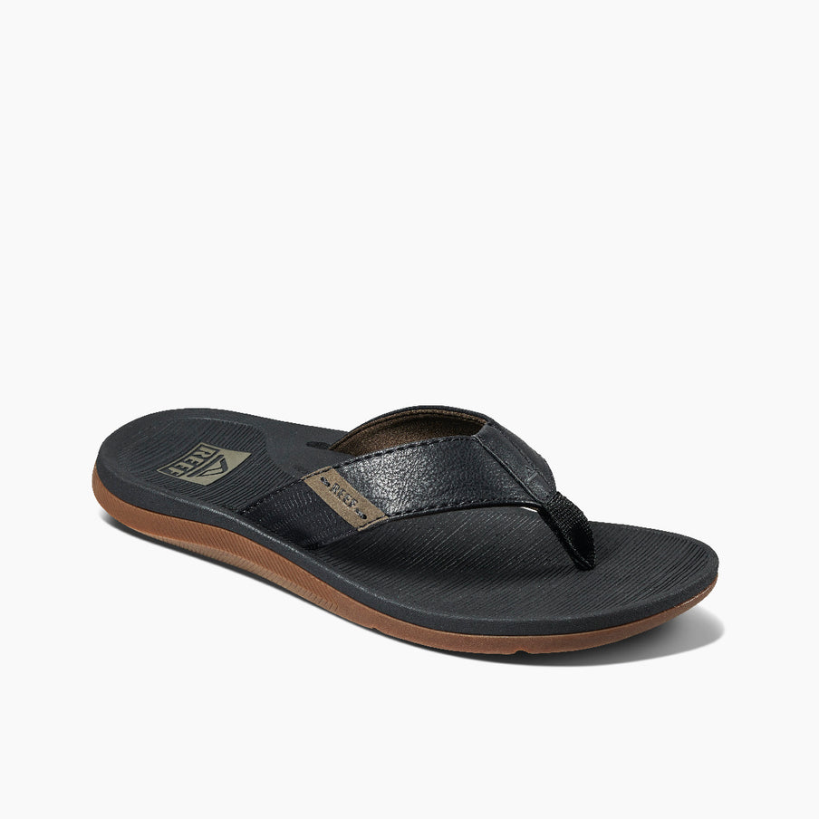 Reef Santa Ana Mens Sandals - Black
