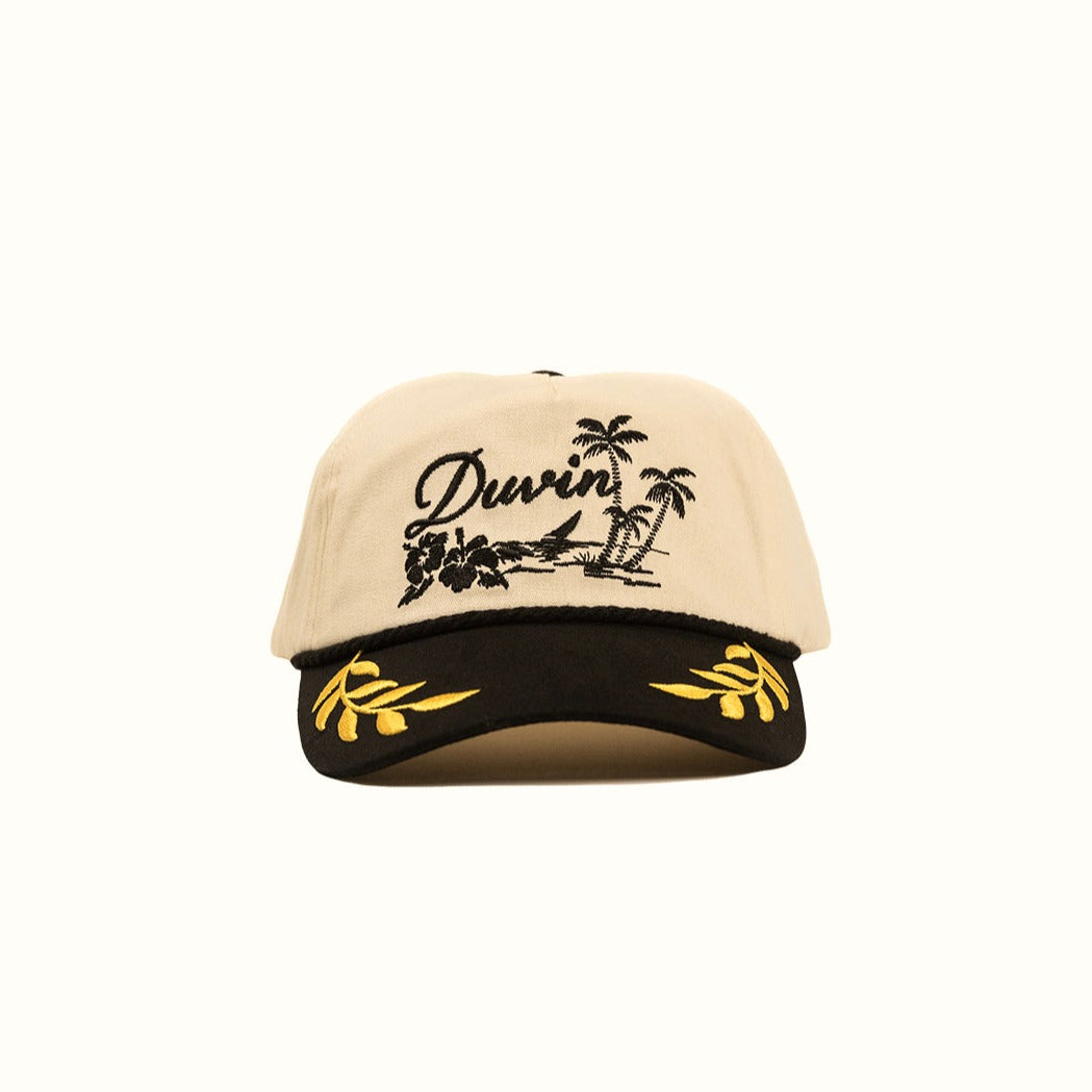 Duvin Captain Hat - Ivory