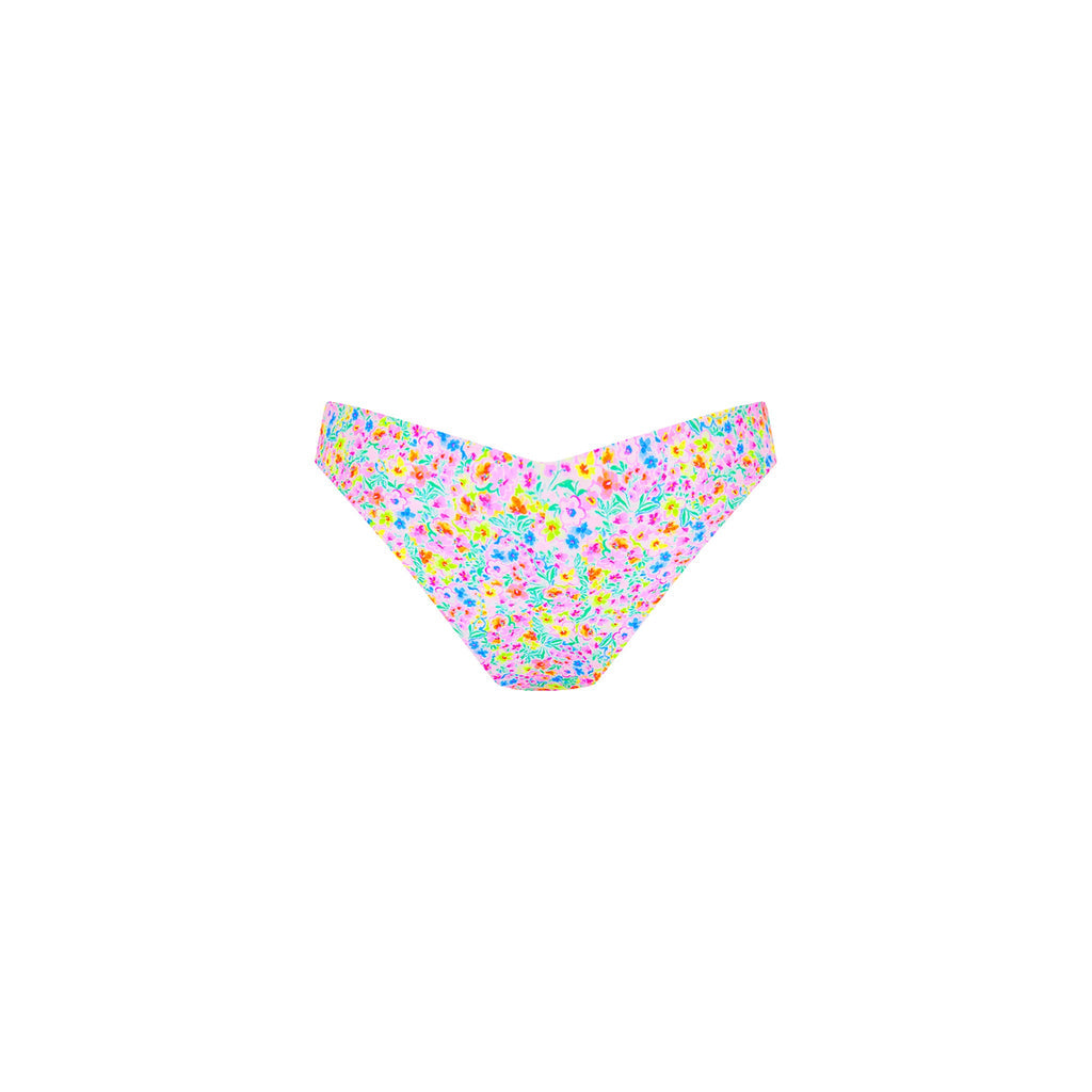 Kulani Kinis Cheeky V Bikini Bottom - Moonflower (Bubblegum Galaxy Collection)