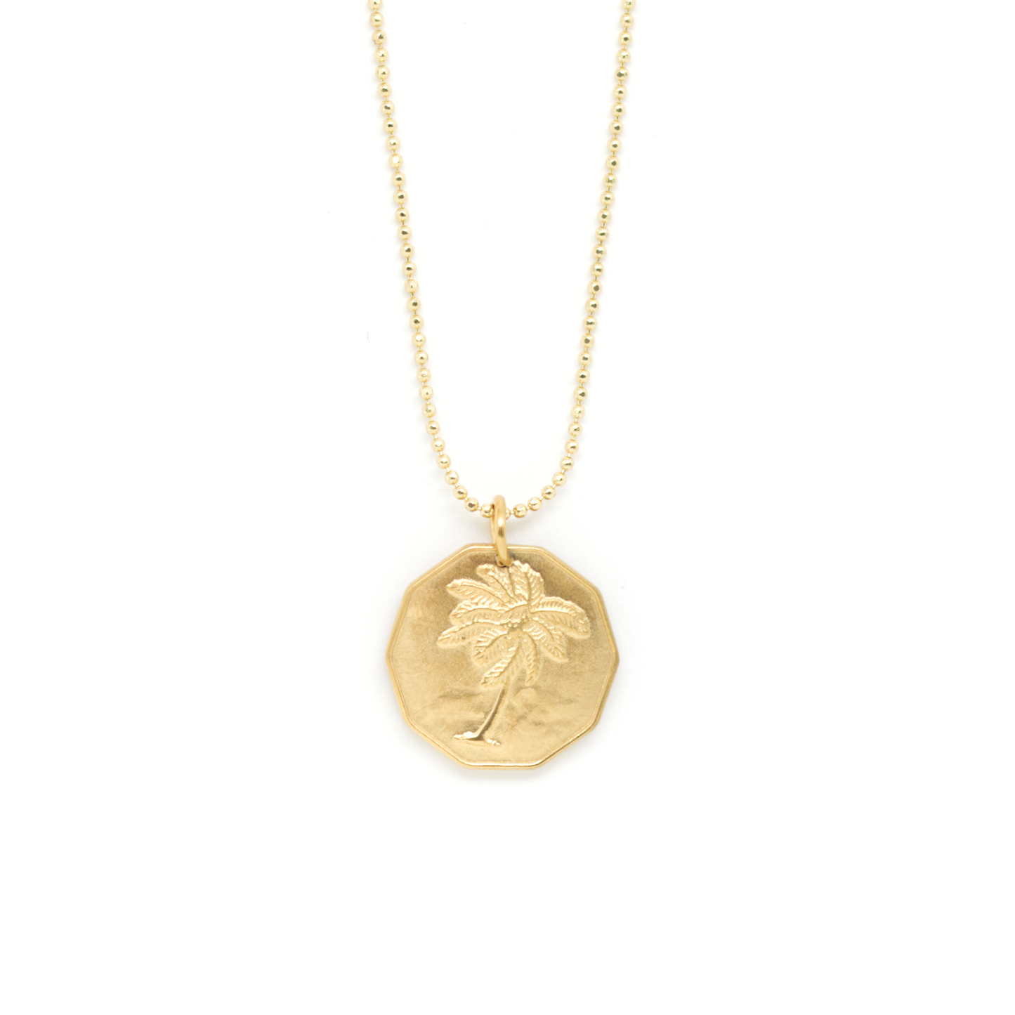 Salty Cali Cocos Coin Necklace - Gold