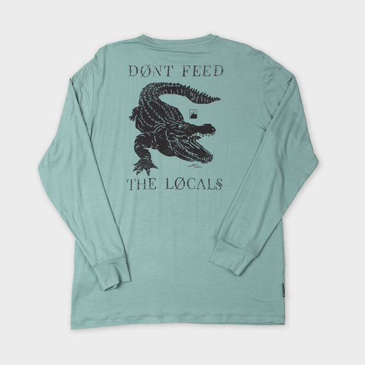 Flomotion Locals OG Bamboo Sunshirt - Dusty Blue