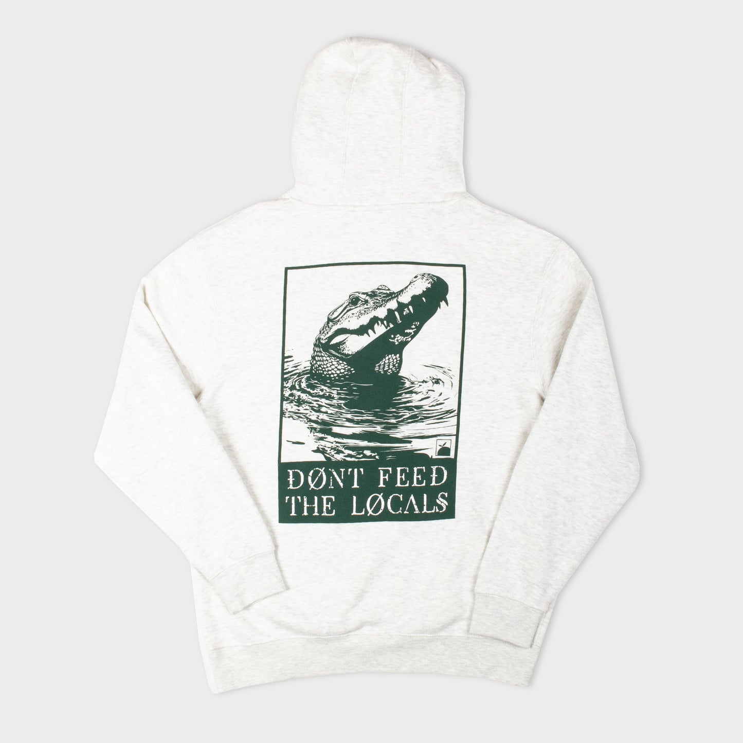 Flomotion Don't Feed the Locals Hoodie - Oatmeal