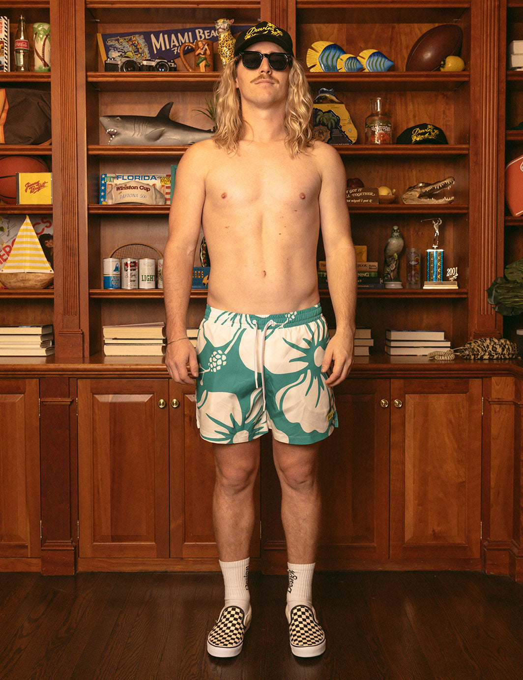 Duvin Paradise Swim Short - Teal