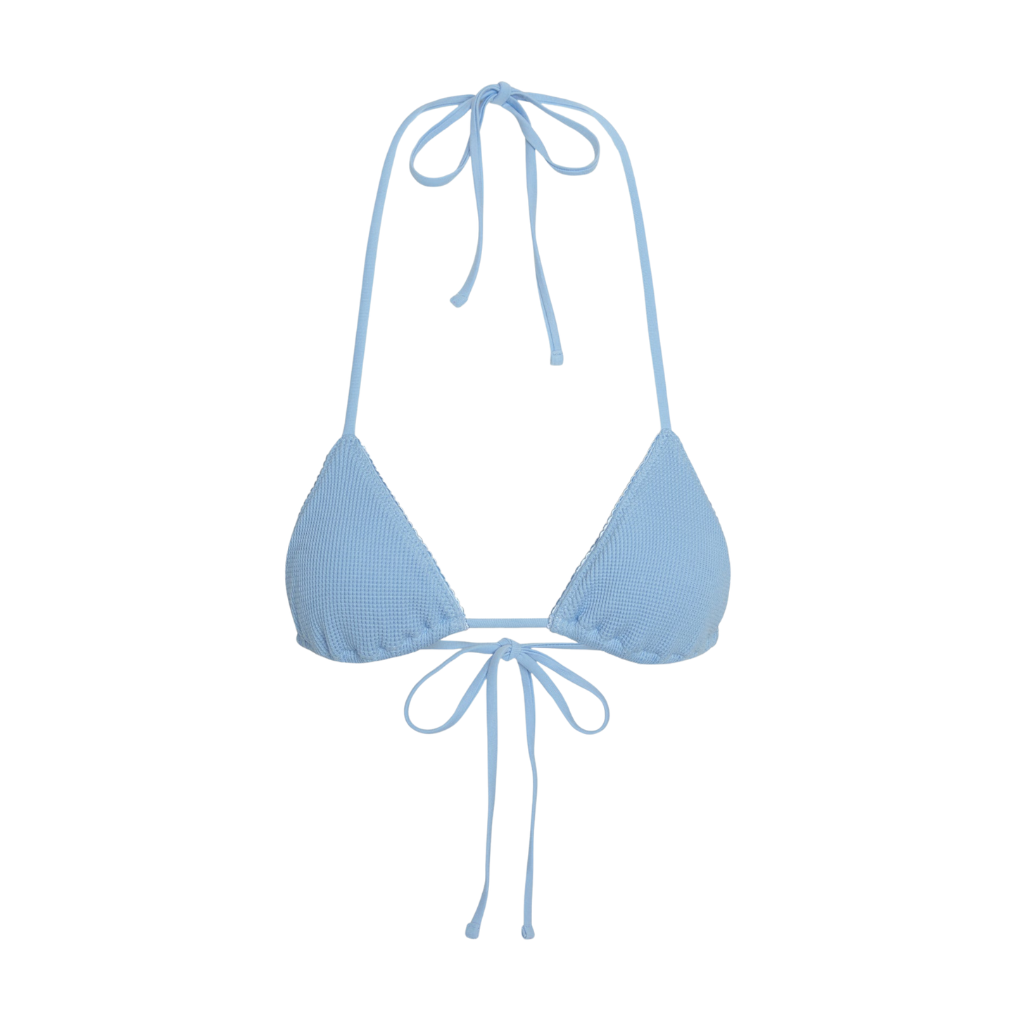Frankies Bikinis Nick Thermal Skimpy Triangle Bikini Top - Lullaby Sky