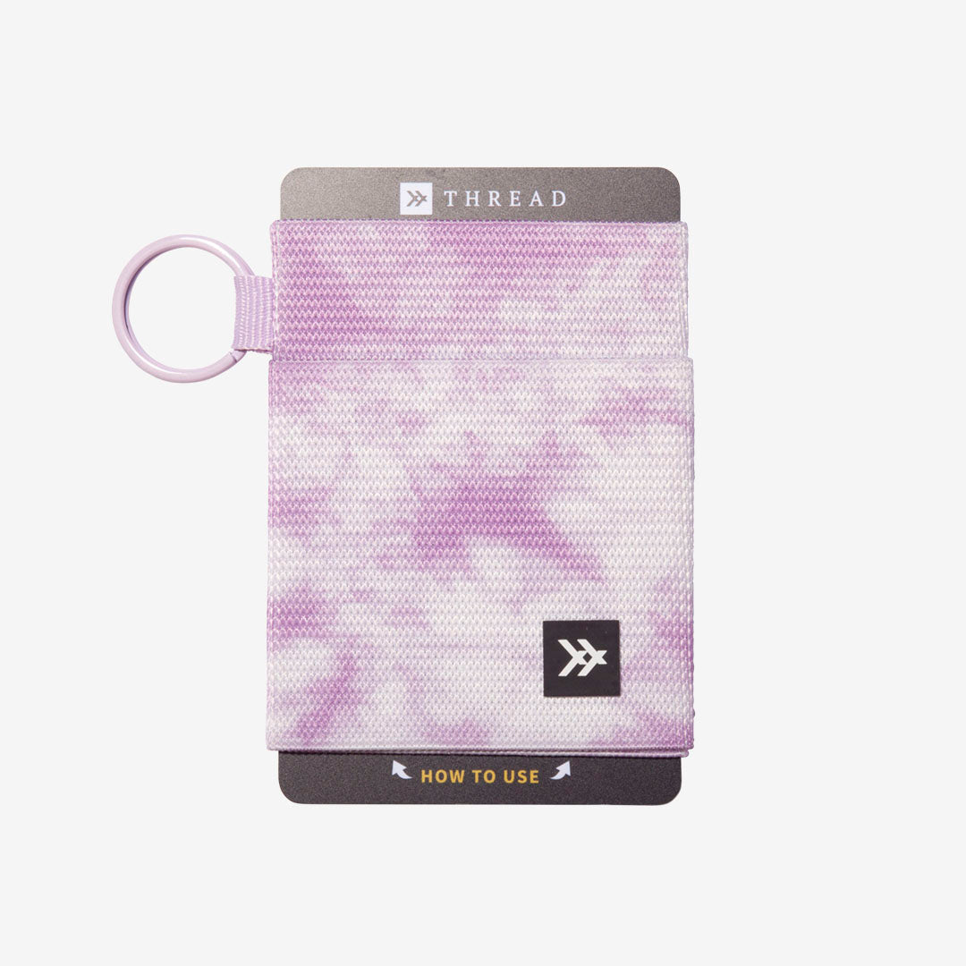 Thread Wallets Haze Lavender Elastic Wallet