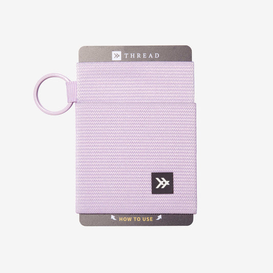 Thread Wallets Lavender Elastic Wallet