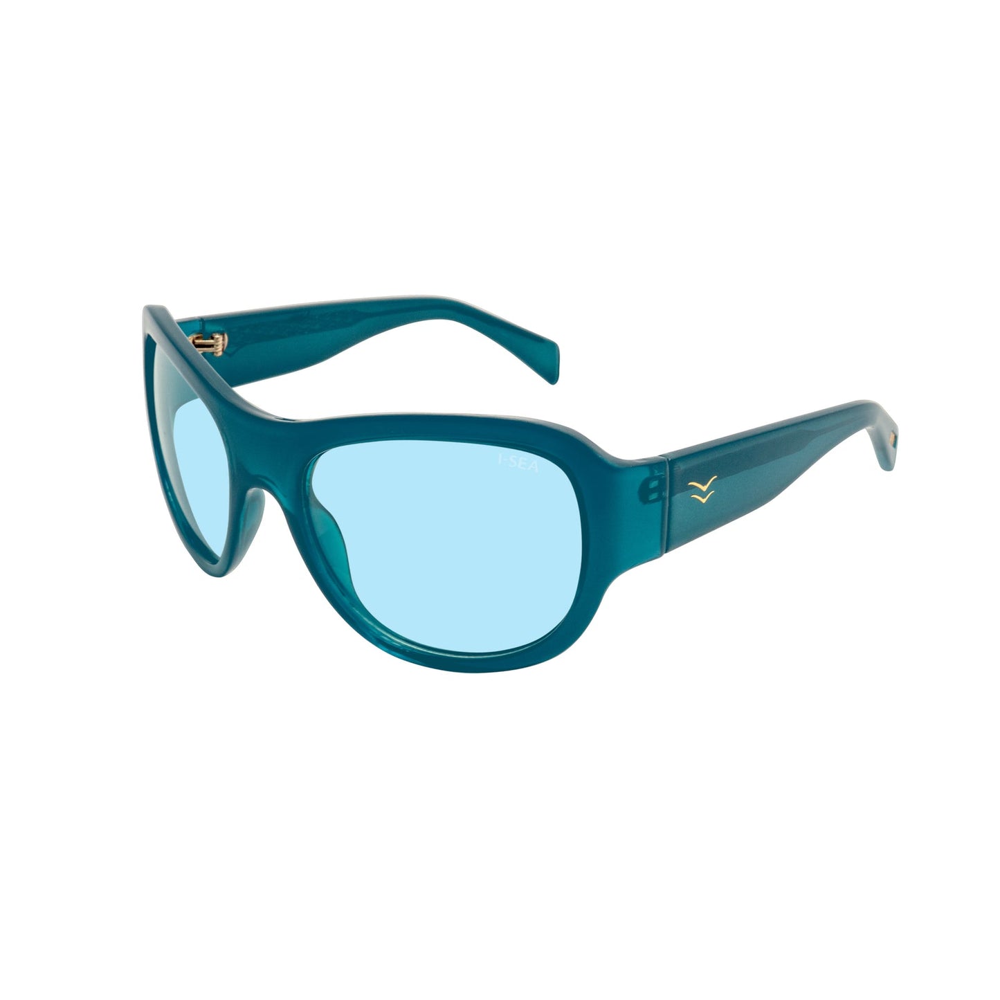 I-SEA Elsa Polarized Sunglasses - Ocean with Mint Polarized Lens