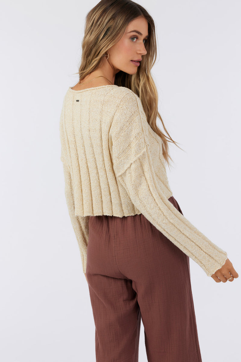 O'Neill Dellian Sweater Top - Cream