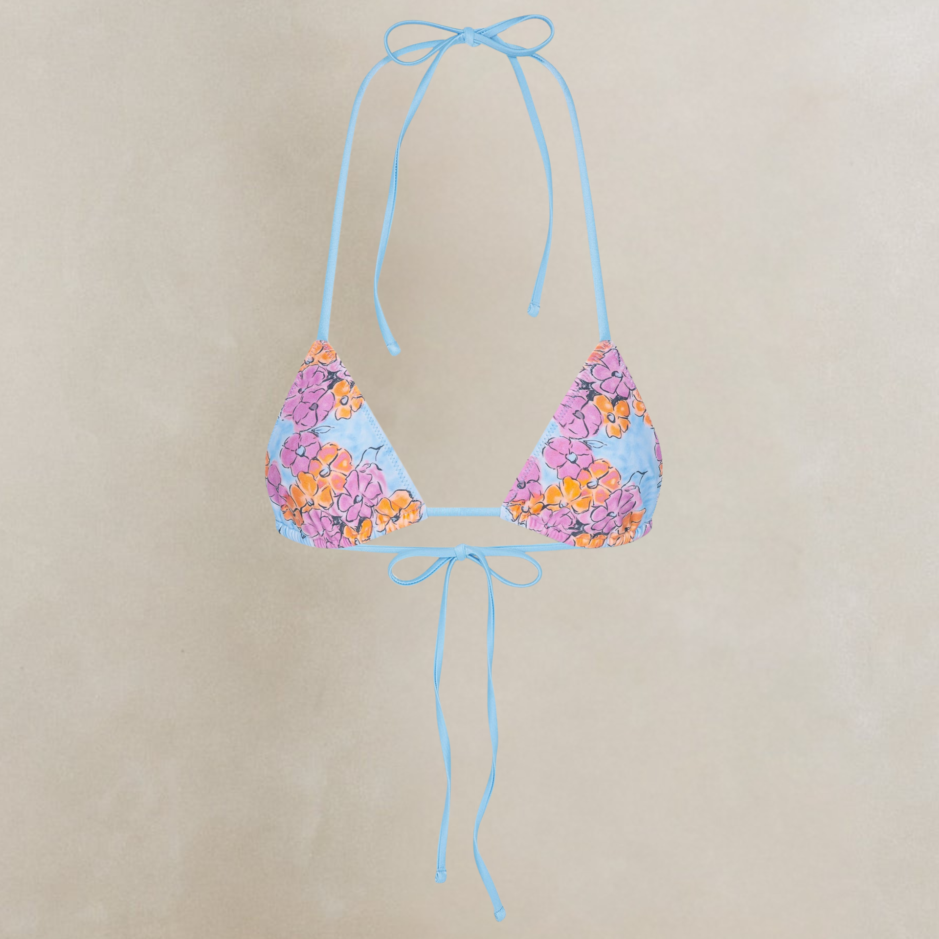 Frankies Bikinis Nick Triangle Top - Color Me | Sand Surf Co