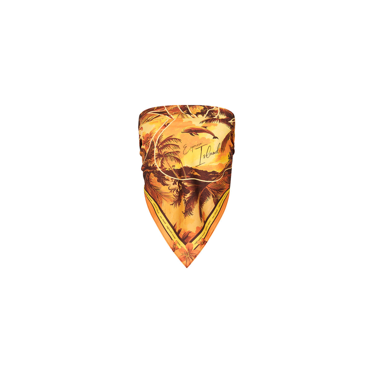 Kulani Kinis Summer Bandana Scarf - Vintage Vacay (Espresso Island Collection)