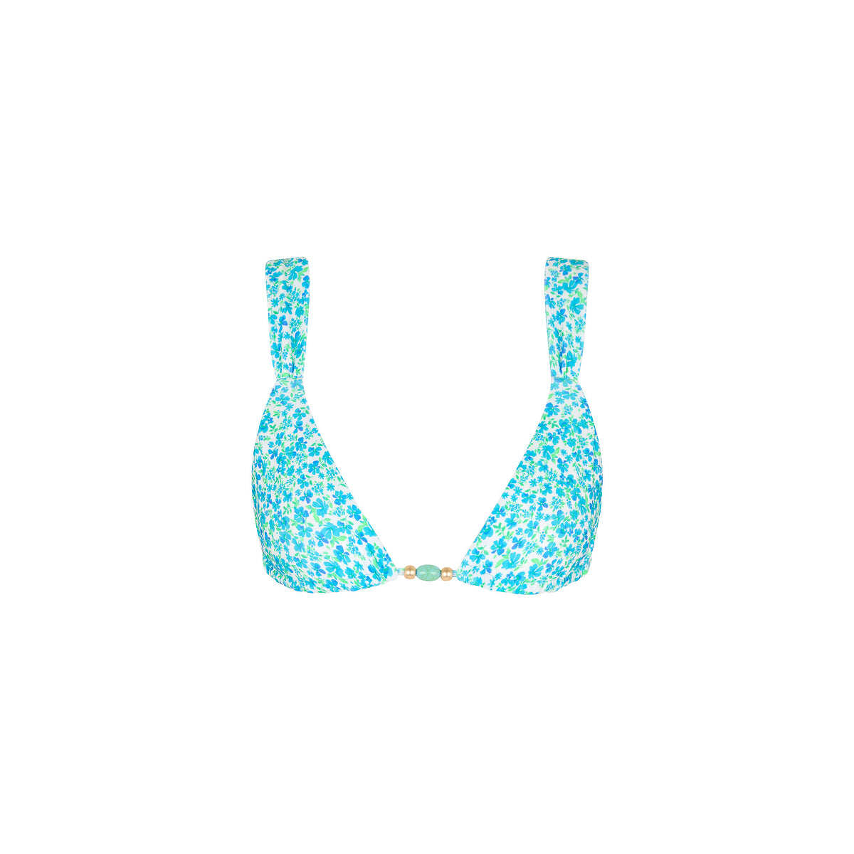 Kulani Kinis Slide Bralette Bikini Top - Ocean Aura (Espresso Island Collection) by Kulani Kinis