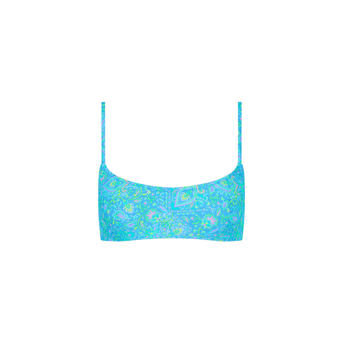 Kulani Kinis Invisible Underwire Crop Bikini Top - Stargaze (Wild Honey Collection)