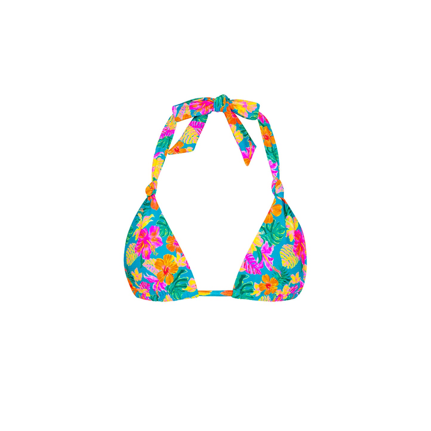 Kulani Kinis Soft Knot Halter Bikini Top - Paradise Pop (Wild Honey Collection) by Kulani Kinis