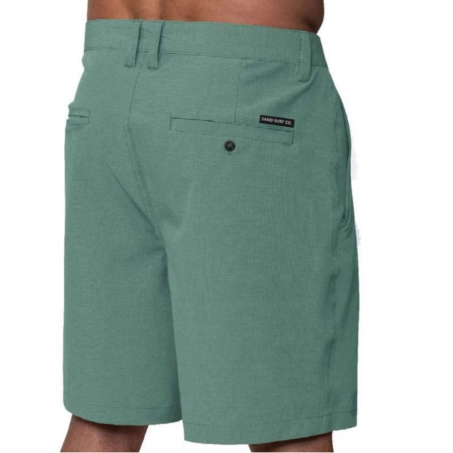 Sand Surf Co. Bueller Hybrids Short - Seaglass Green