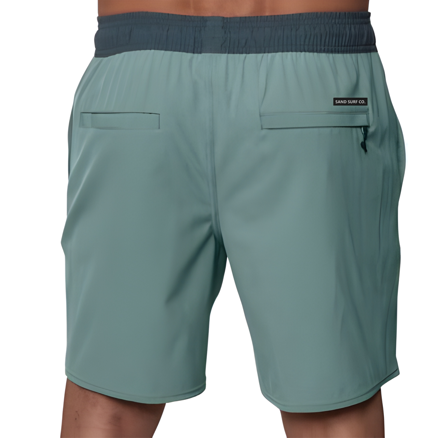 Sand Surf Co. Davis Hybrid Athleisure Short - Seaglass Green