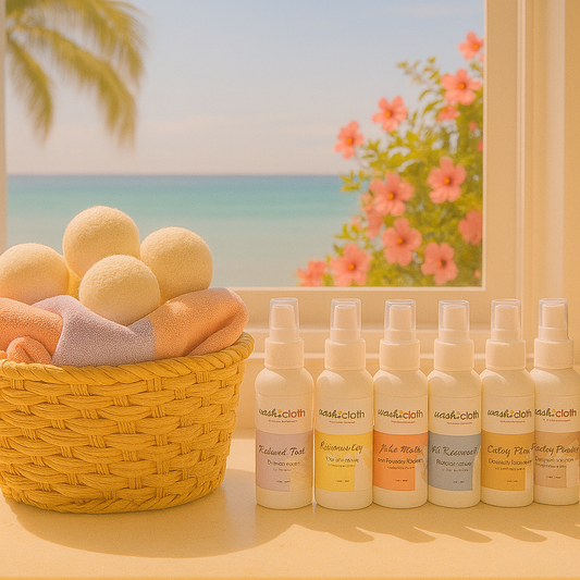 Wash and Cloth Dryer Ball Spray
