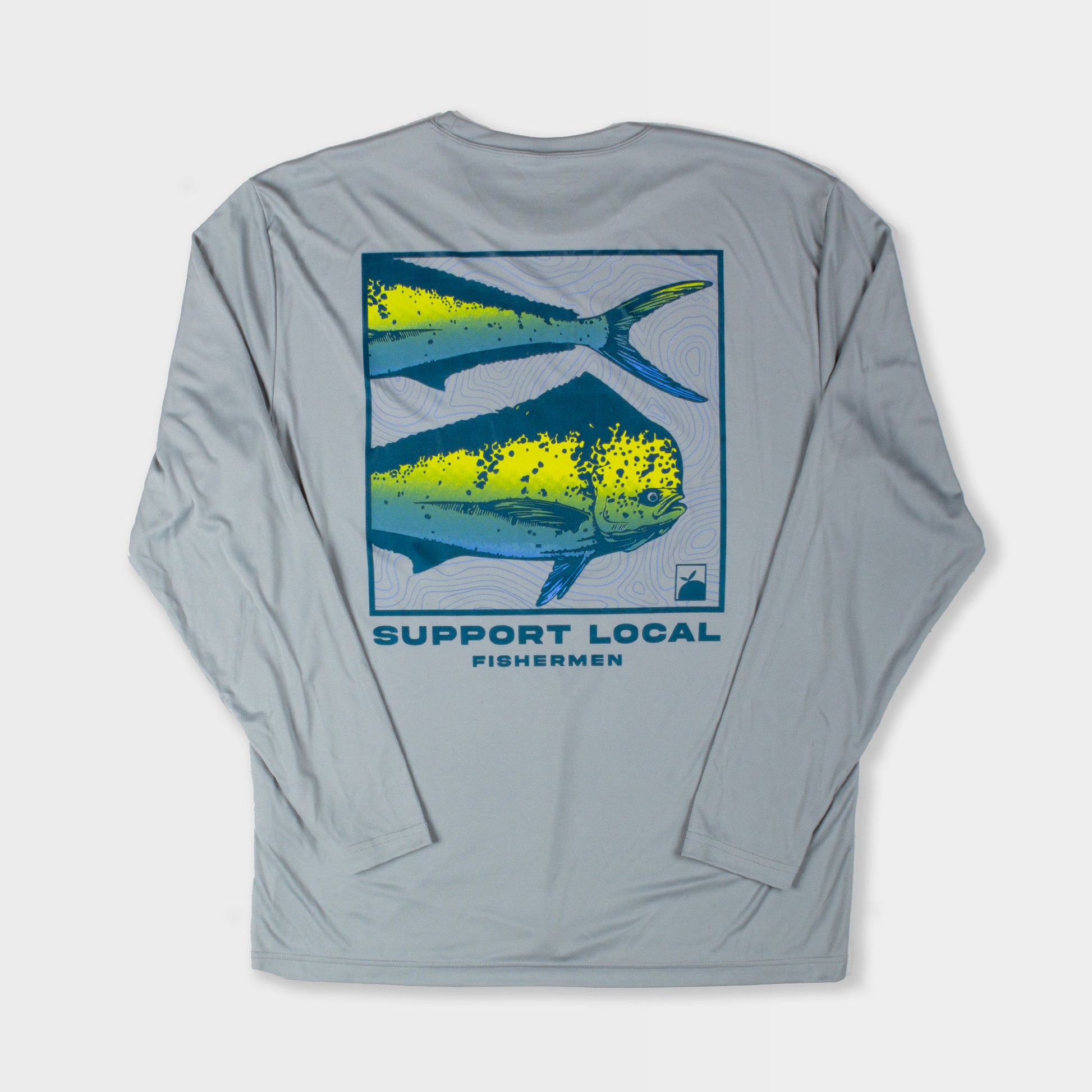 Flomotion Support Local Sunshirt - Silver by Flomotion