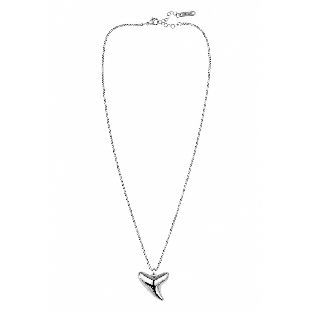 Shark Tooth Necklace - Silver