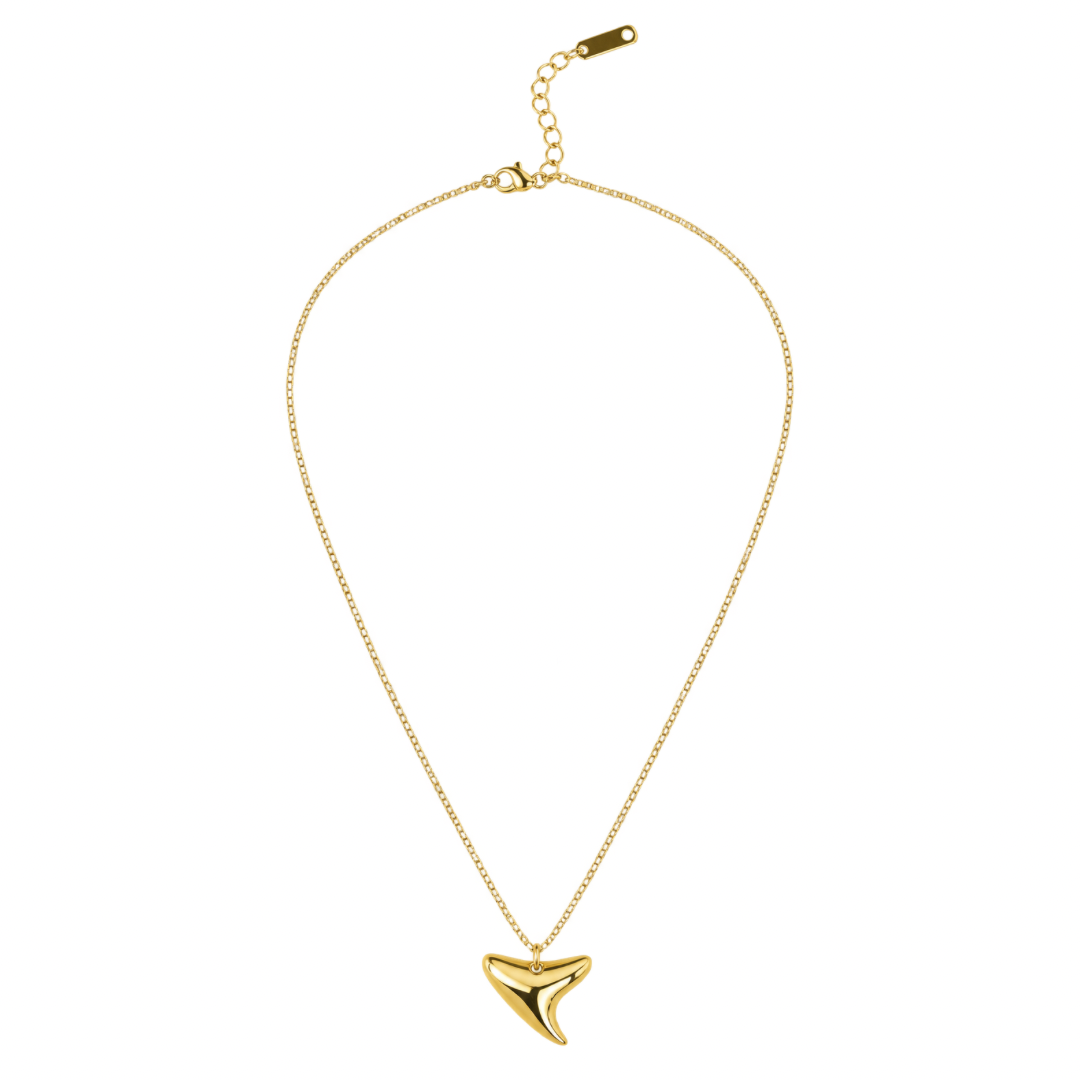 Shark Tooth Necklace - Gold