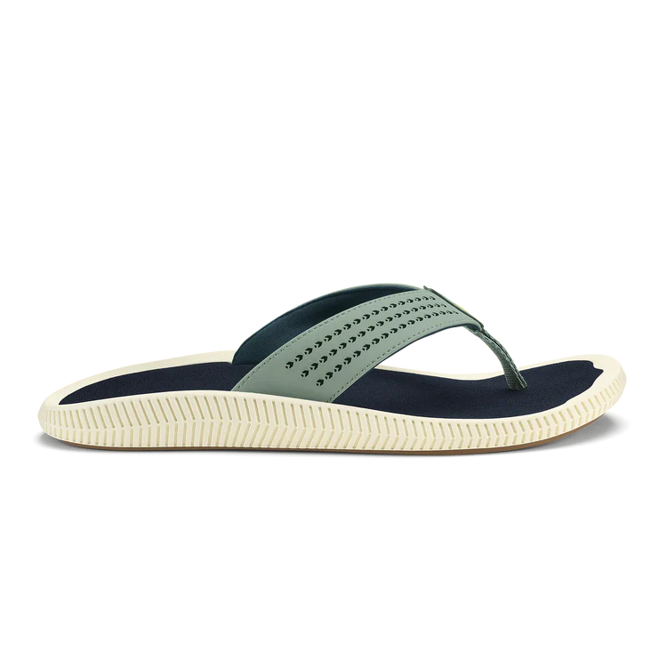 Olukai Ulele Men's Beach Sandal - Seagreen & Trench Blue by Olukai