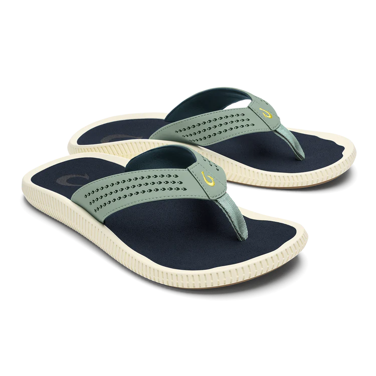 Olukai Ulele Men's Beach Sandal - Seagreen & Trench Blue by Olukai