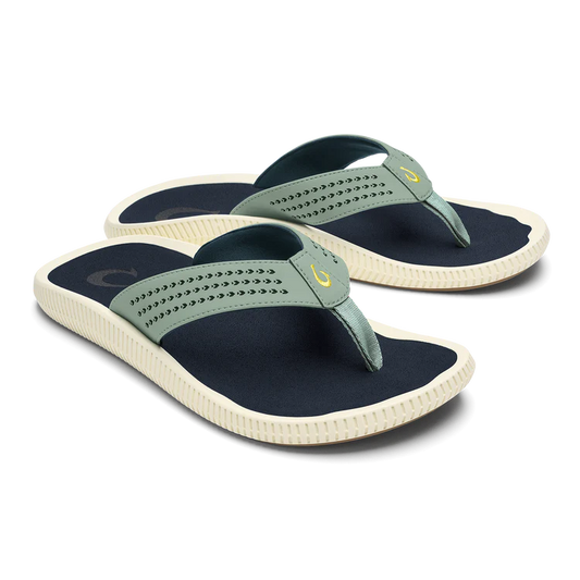 Olukai Ulele Men's Beach Sandal - Seagreen & Trench Blue by Olukai