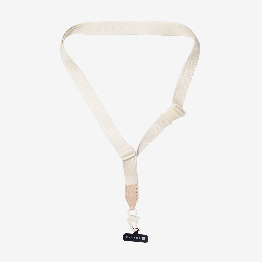 Thread Wallets Phone Sling Lanyard - Off White