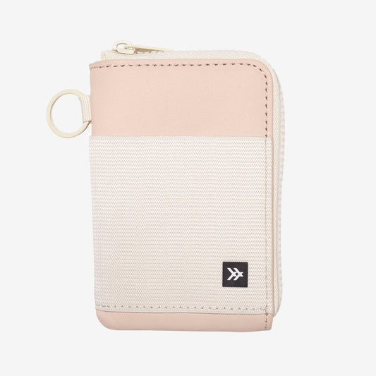 Thread Wallets Off White Zipper Wallet