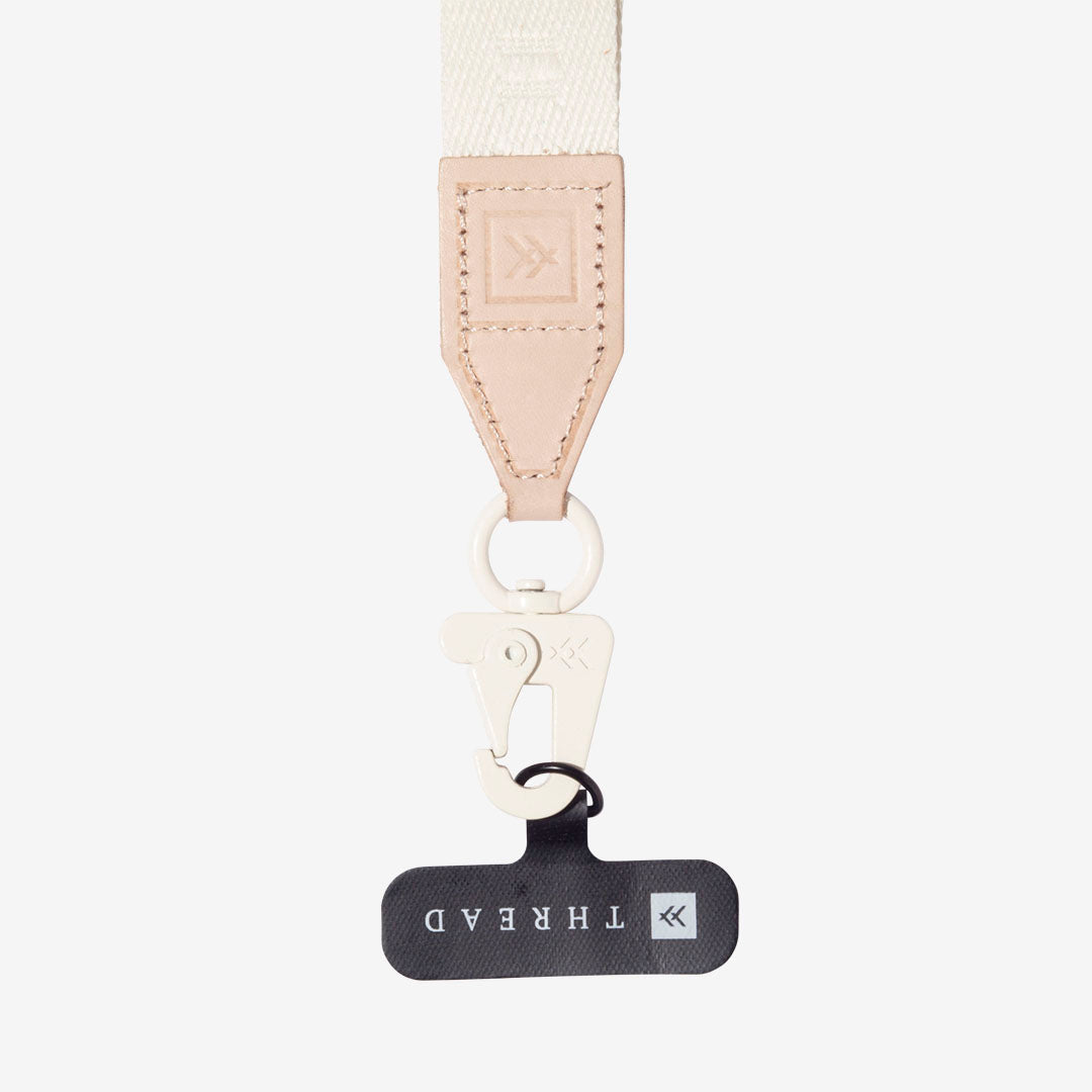 Thread Wallets Phone Sling Lanyard - Off White