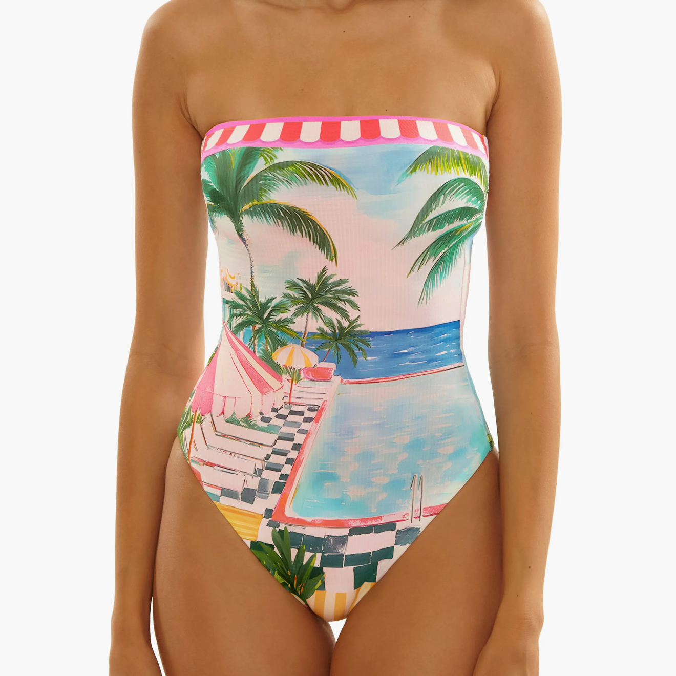 Becca Corfu Crinkle One Piece Swimsuit