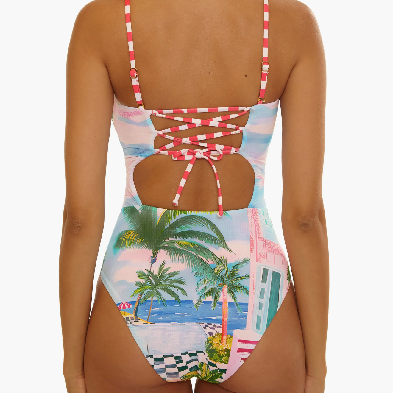 Becca Corfu Crinkle One Piece Swimsuit