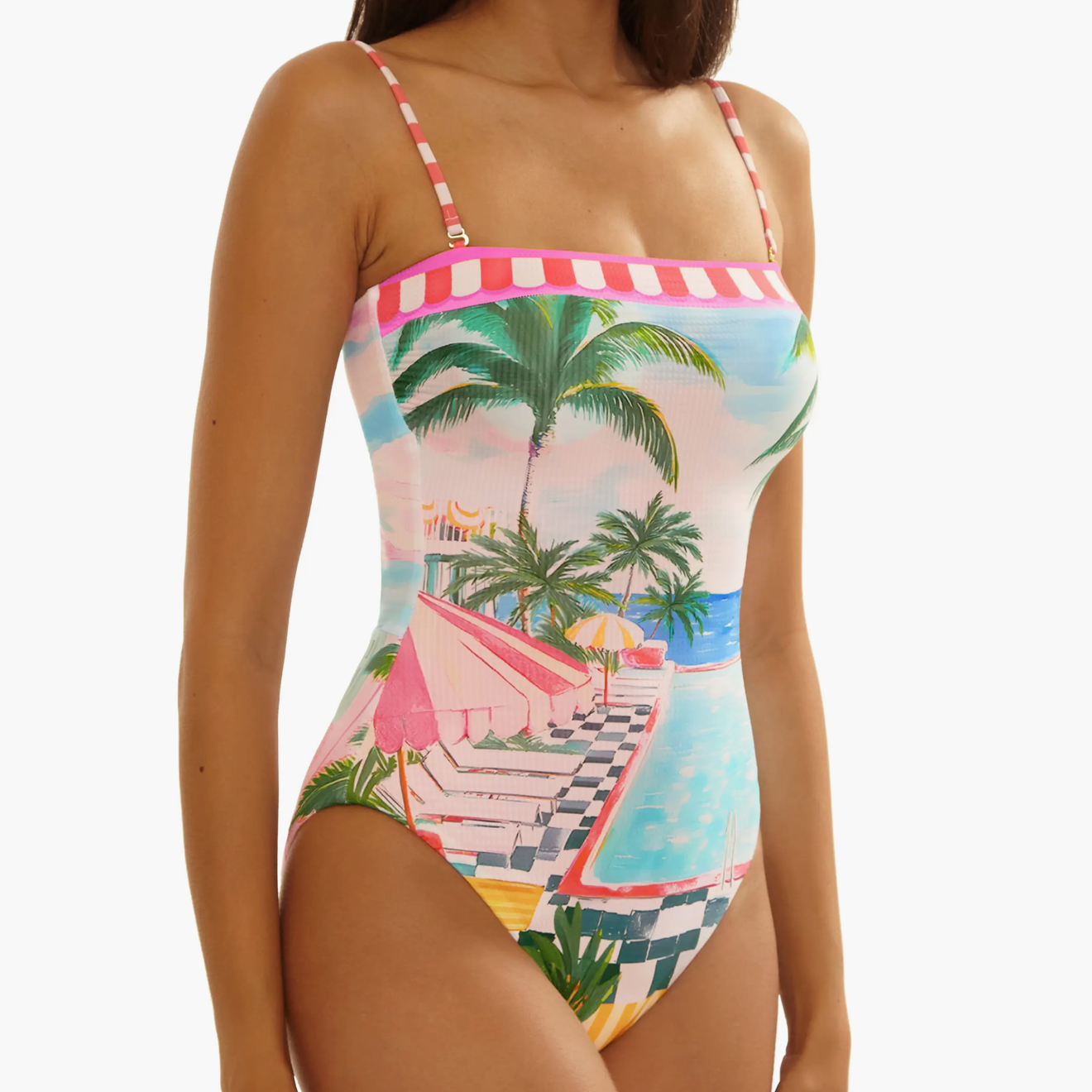 Becca Corfu Crinkle One Piece Swimsuit