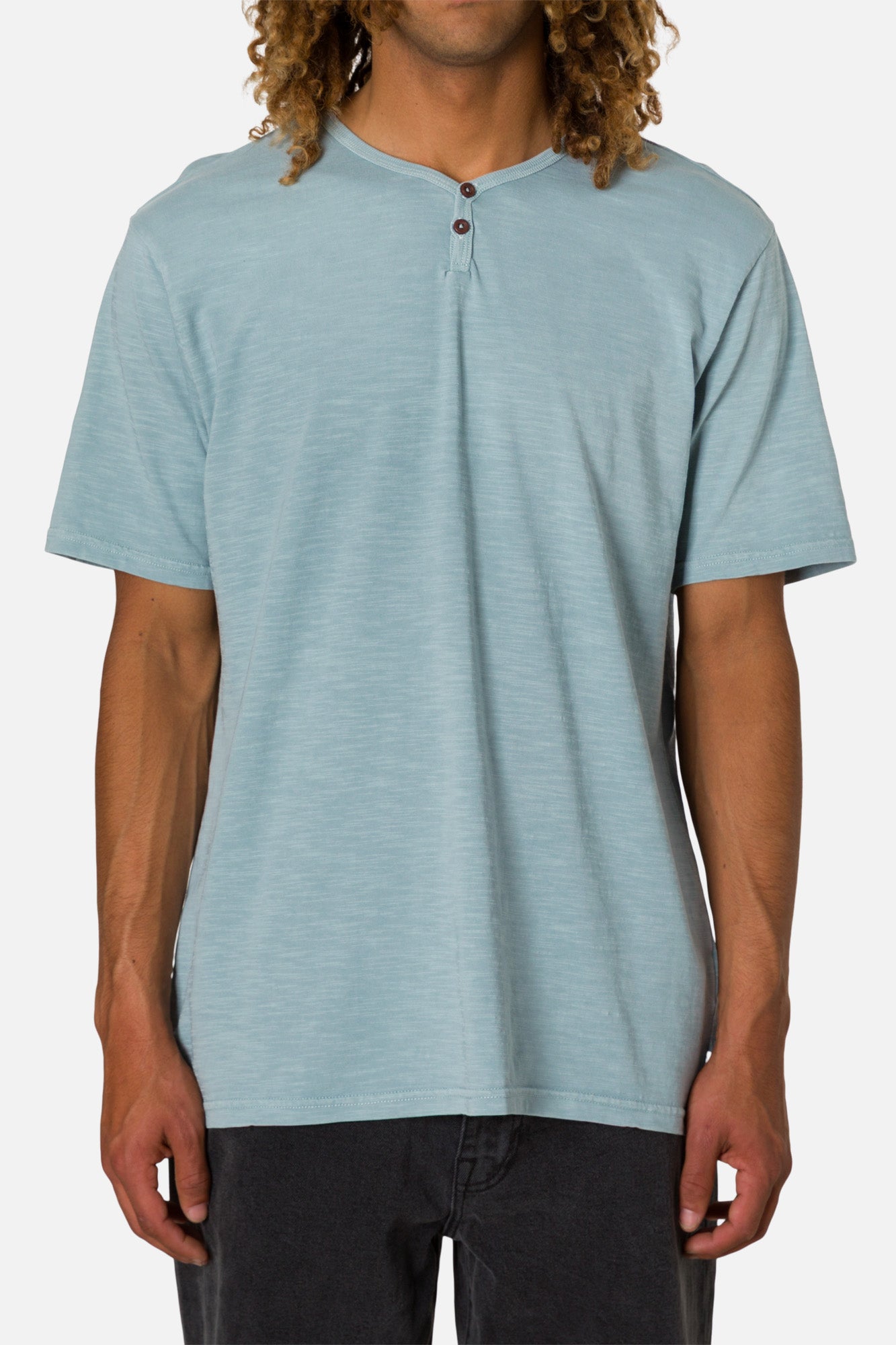 Katin Folk Henley Tee - Air Force Blue by Katin