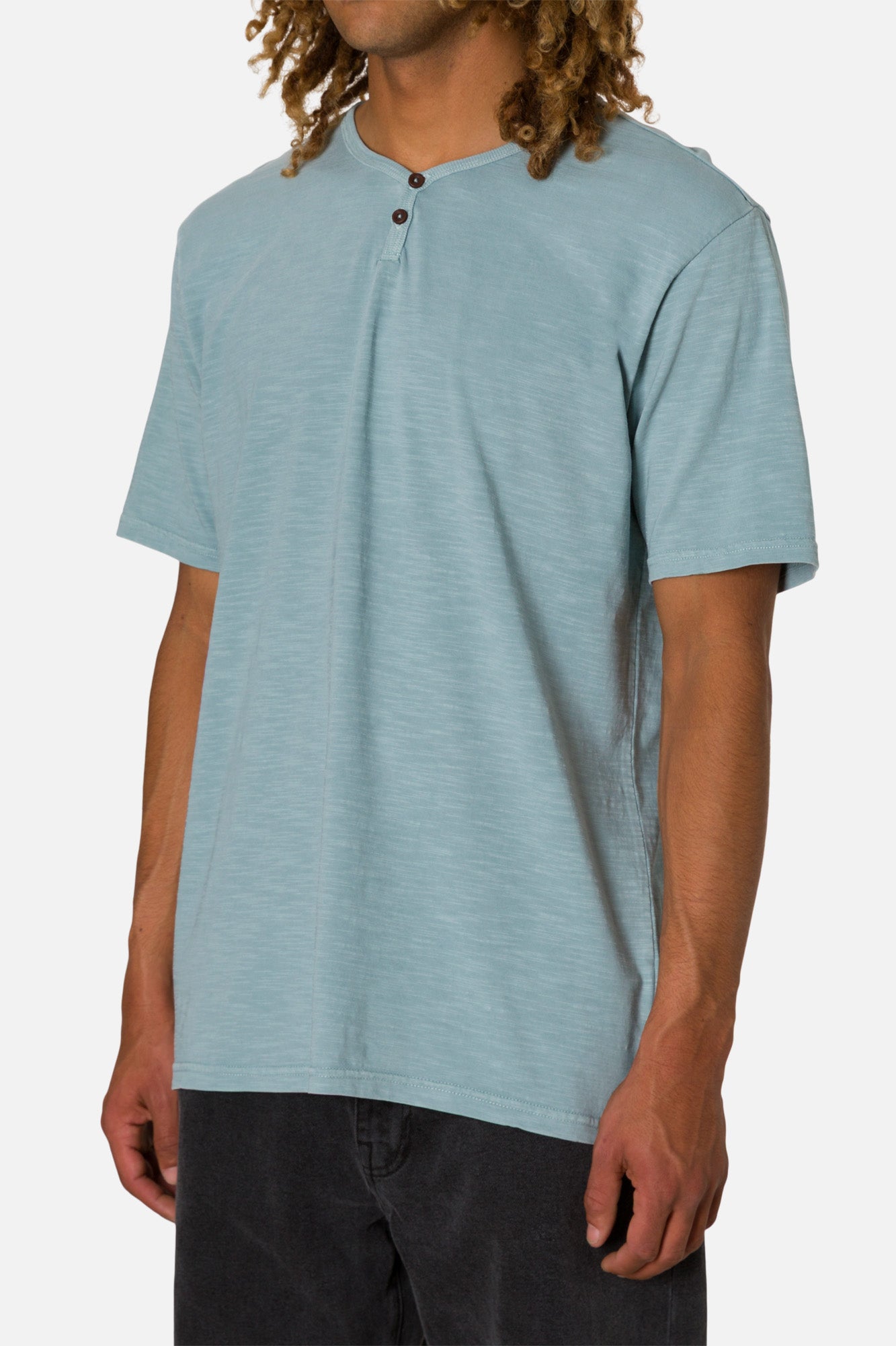 Katin Folk Henley Tee - Air Force Blue by Katin