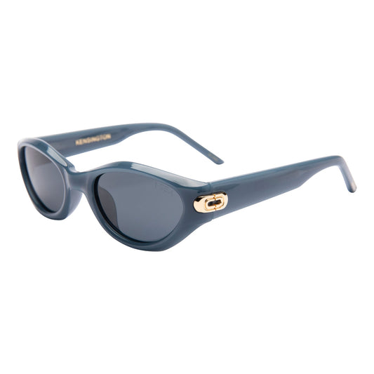 I-Sea Kensington Polarized Sunglasses - Malibu Blue and Smoke Polarized Lens