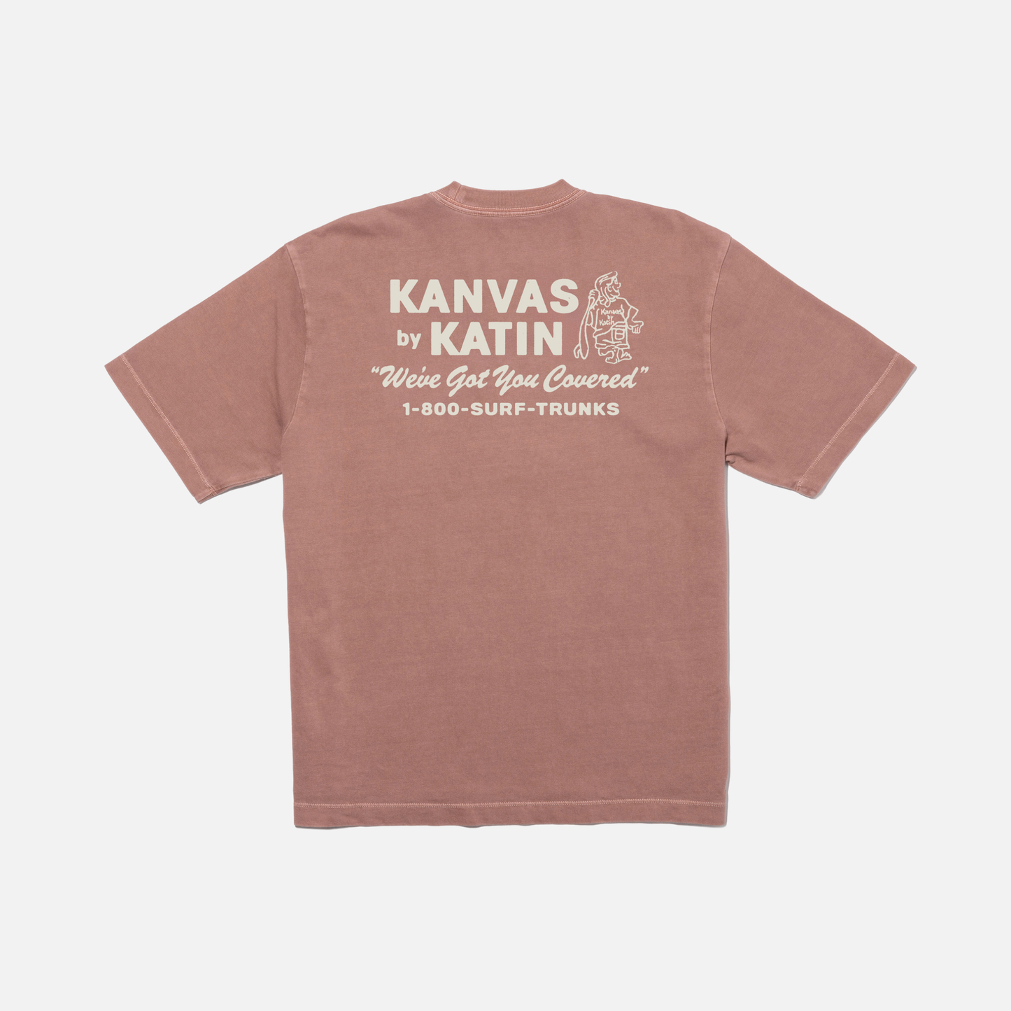 Katin Hot Line Box Fit Tee - Red Clay