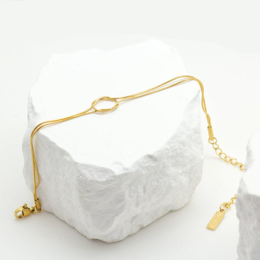 Salty Cali Infinity Anklet - Gold