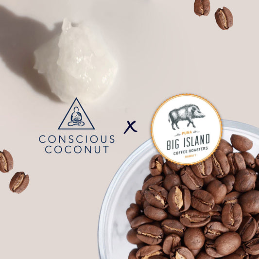 Conscious Coconut Organic Coconut Oil Sugar Scrub - Kona Scrub
