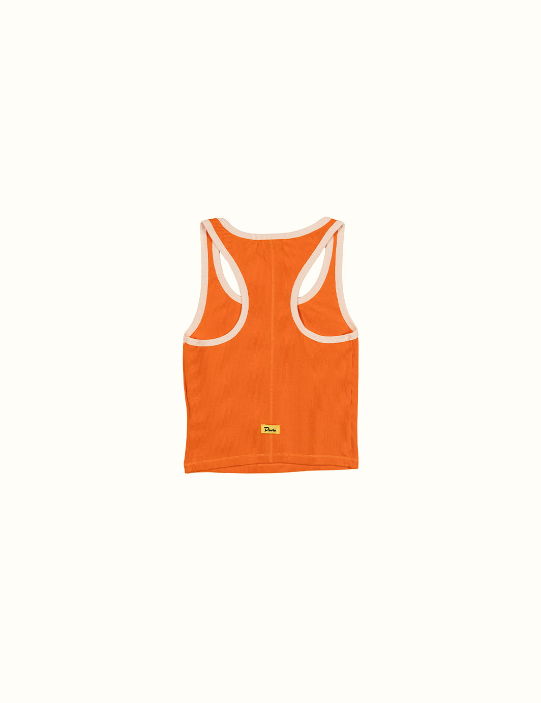 Duvin Leisure Ribbed Tank - Orange