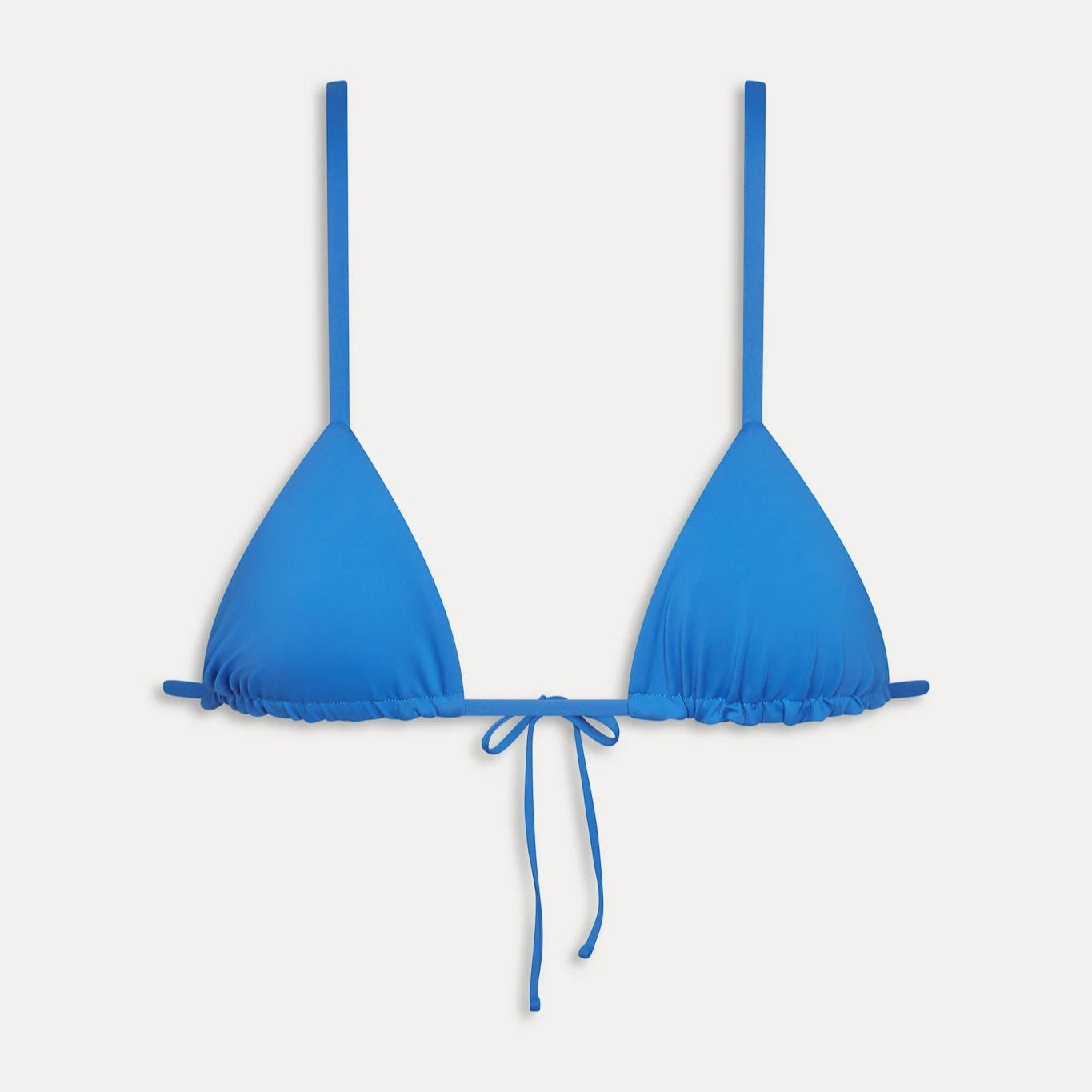 Frankies Bikinis Lumia Triangle Bikini Top - Lake Blue