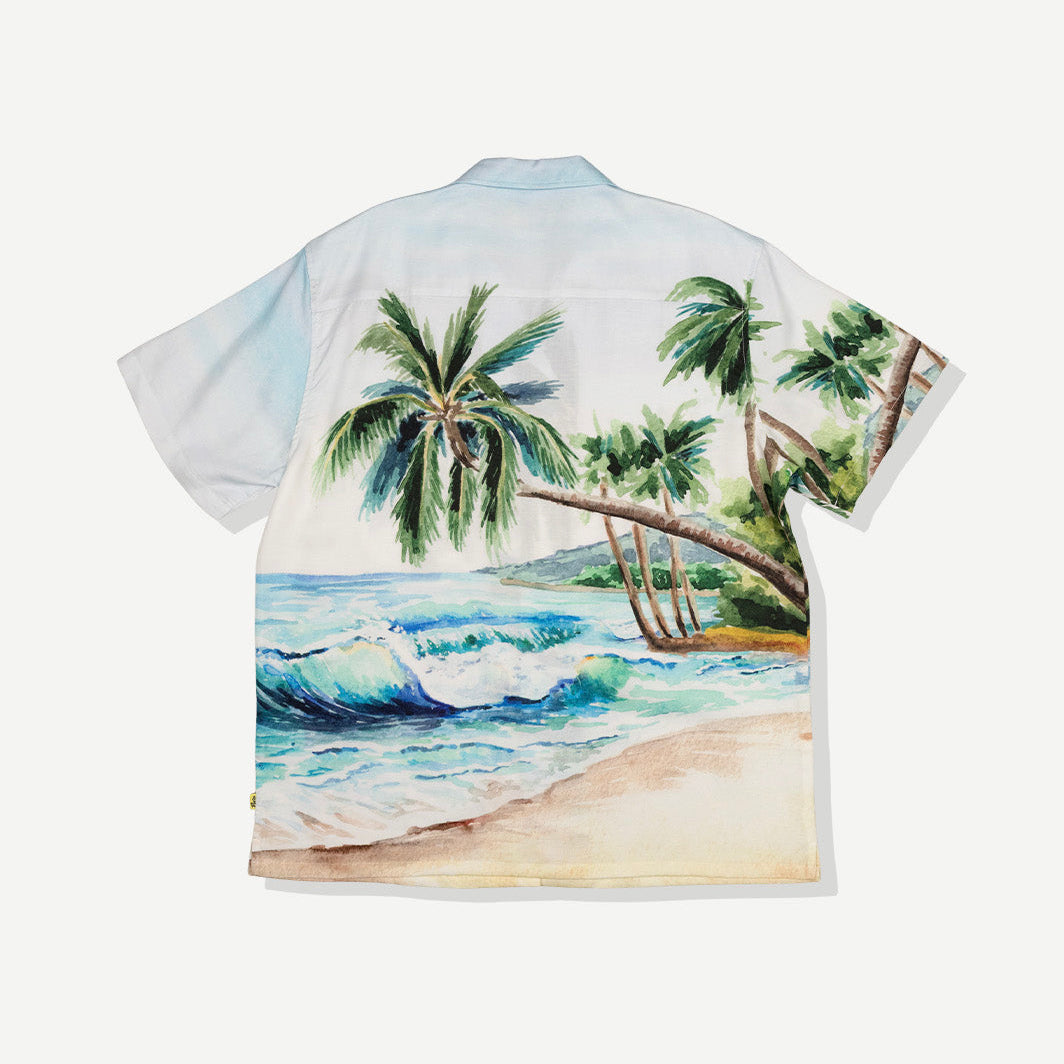 Duvin Postcard Buttonup - Blue