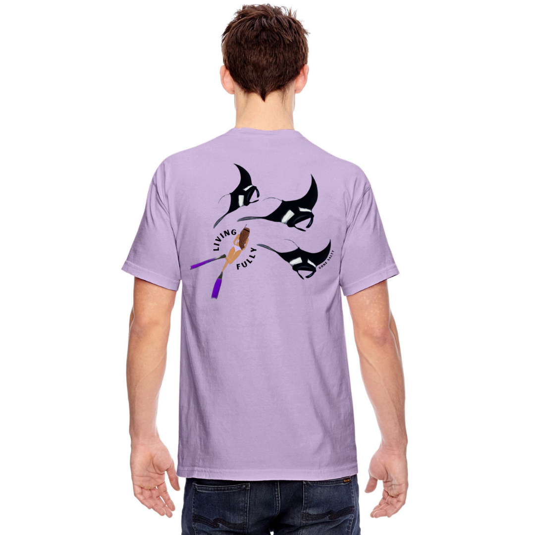 Gone Salty Living Fully Tee - Lavender