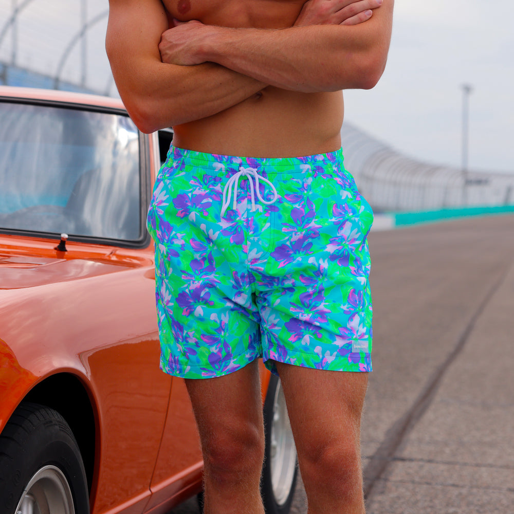 Kulani Kinis Mens Swim Trunks - Monaco Whispers (Tropic Tour Collection)