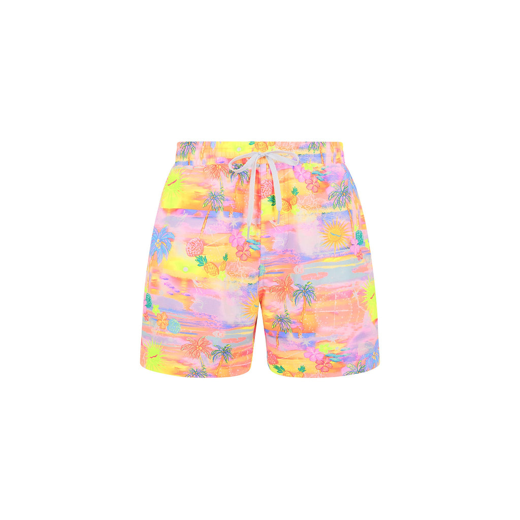 Kulani Kinis Mens Swim Trunks - Sunset Universe (Bubblegum Galaxy Collection)