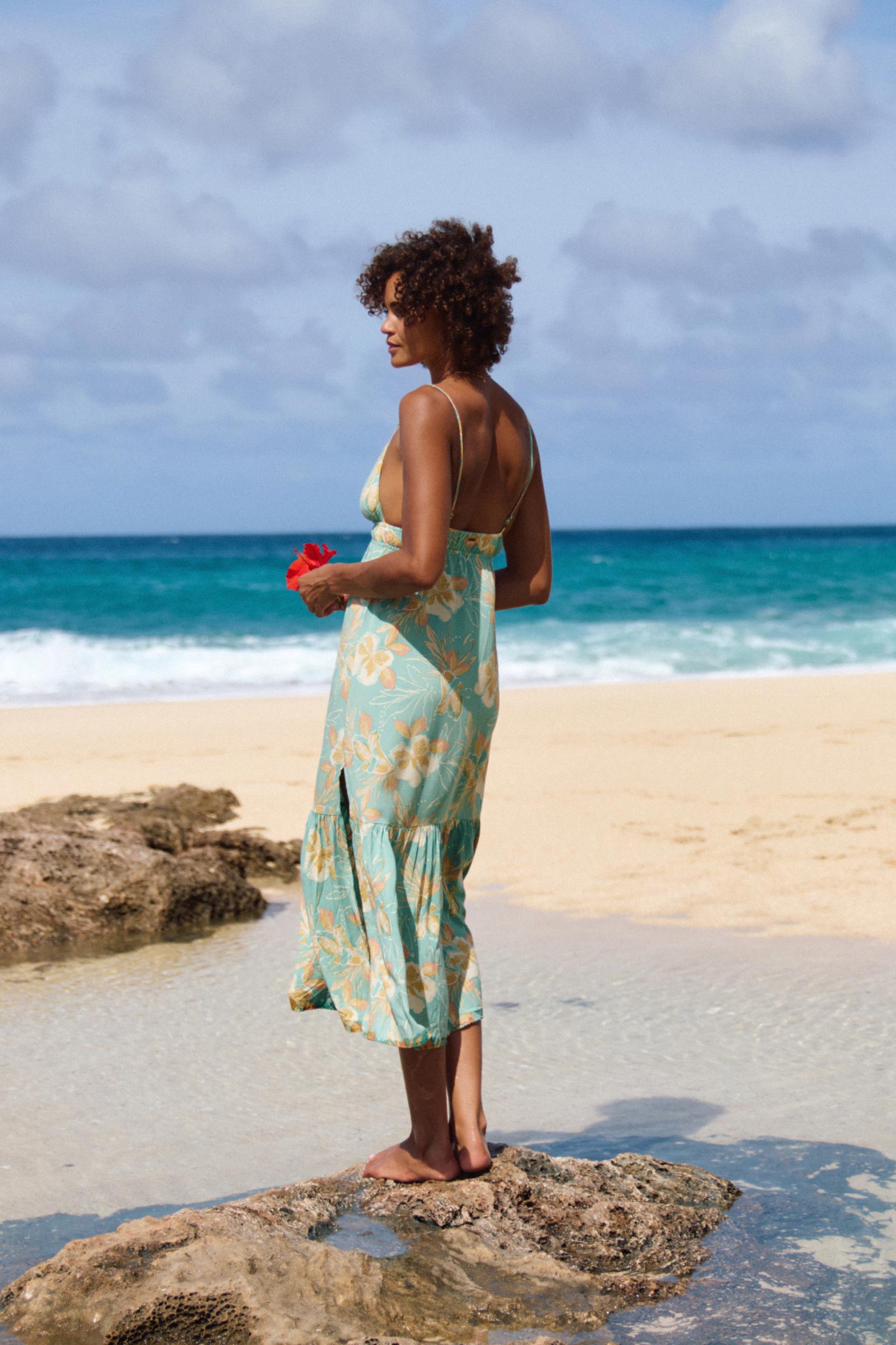 O'Neill Julez Tiki Midi Dress -