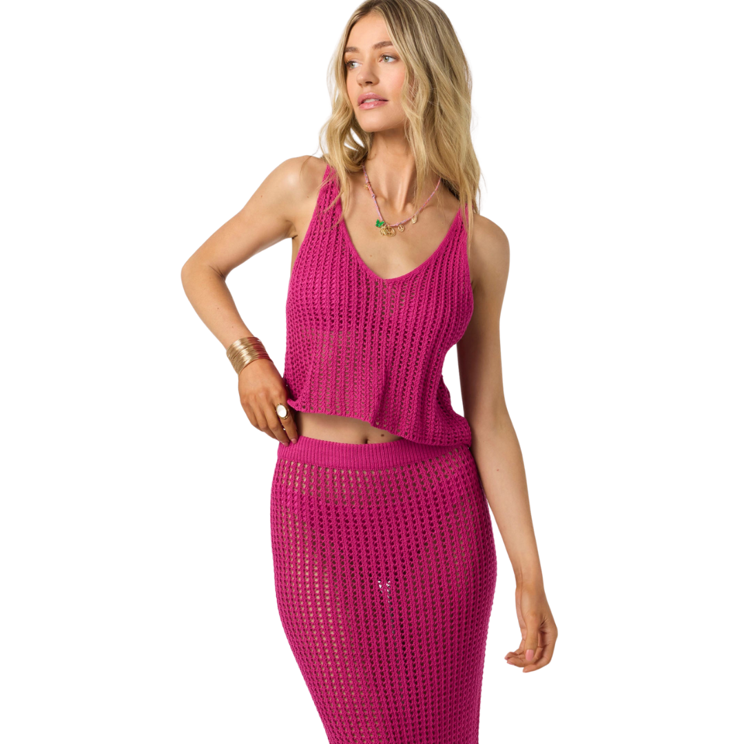 O'Neill Ryan Cover-Up Tank - Fuchsia