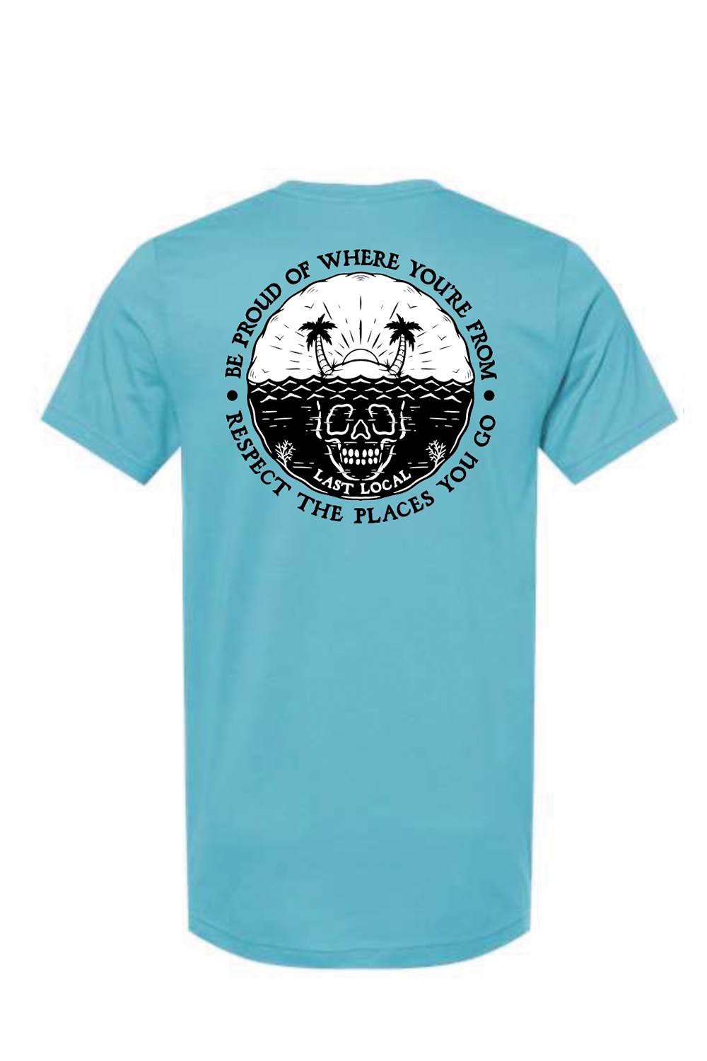 Last Local Skull Island T-Shirt - Turquoise – Sand Surf Co.