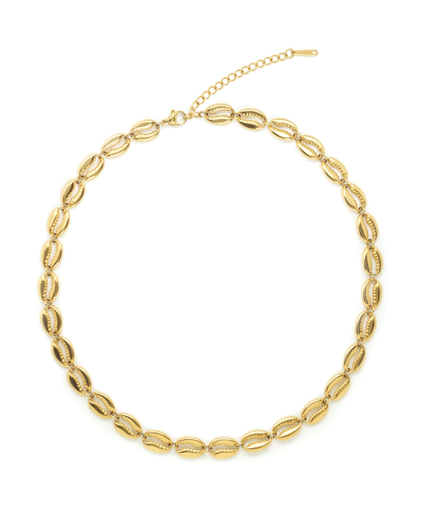 Salty Puka Statement Necklace - Gold